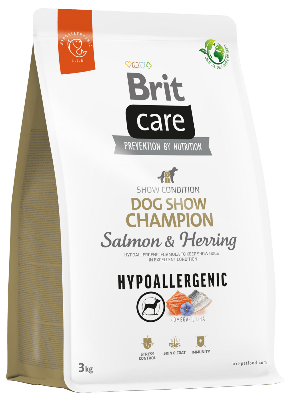 Brit Care Dog Hypoallergenic Dog Show Champion 3kg