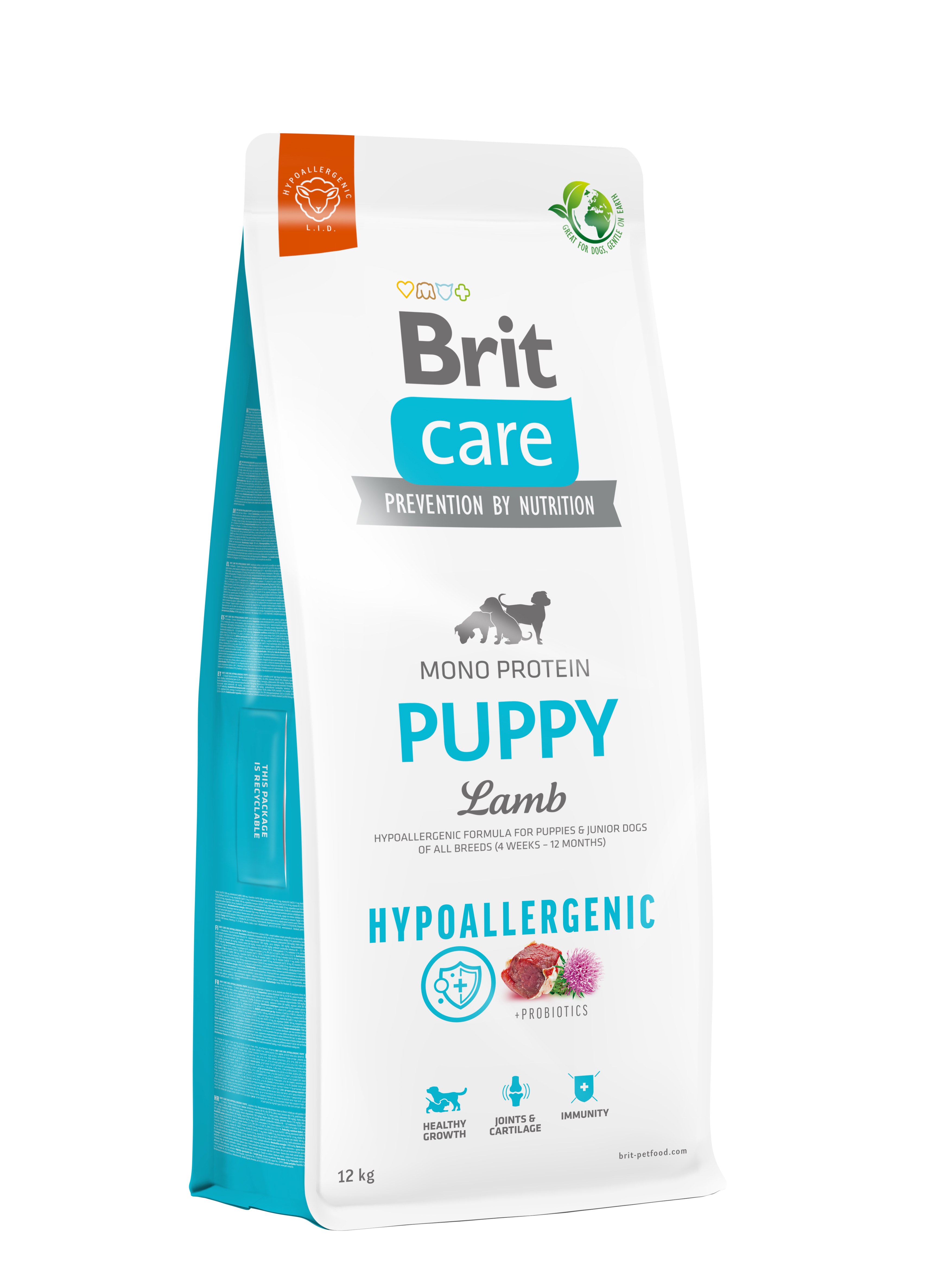 Brit Care Dog Hypoallergenic Puppy – Lamb and Rice 12 kg