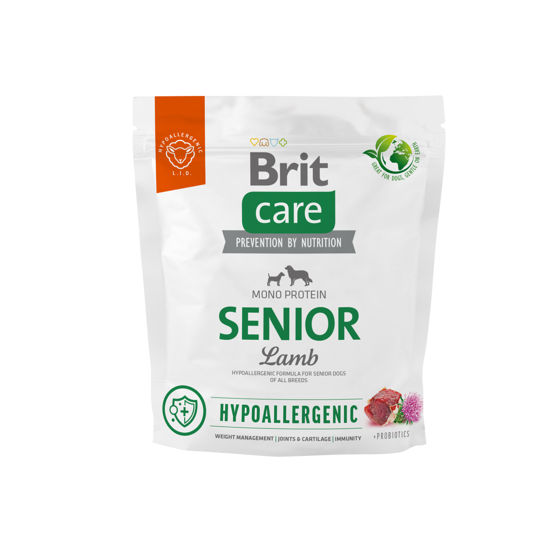 Brit Care Dog Hypoallergenic Senior – Lamb and Rice 1 kg