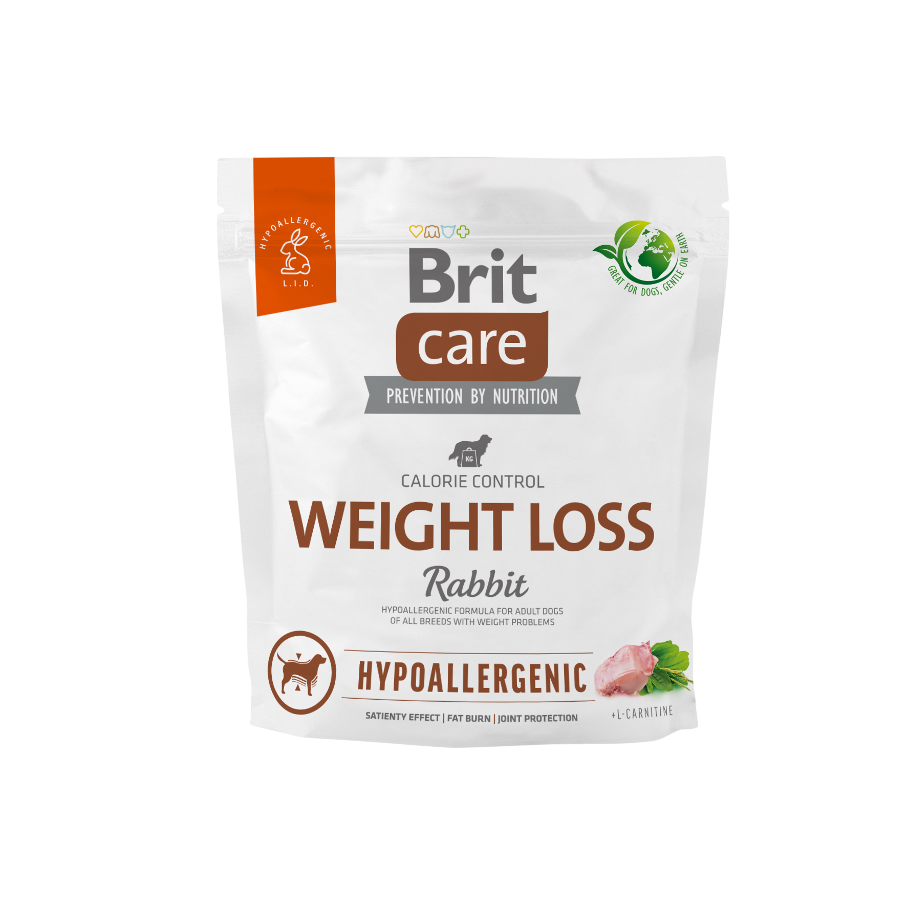 Brit Care Dog Hypoallergenic Weight Loss – Rabbit and Rice 1 kg