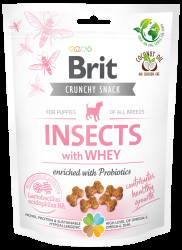 Brit Care Dog Puppy Crunchy Cracker Insects with Whey enriched with Probiotics 200g