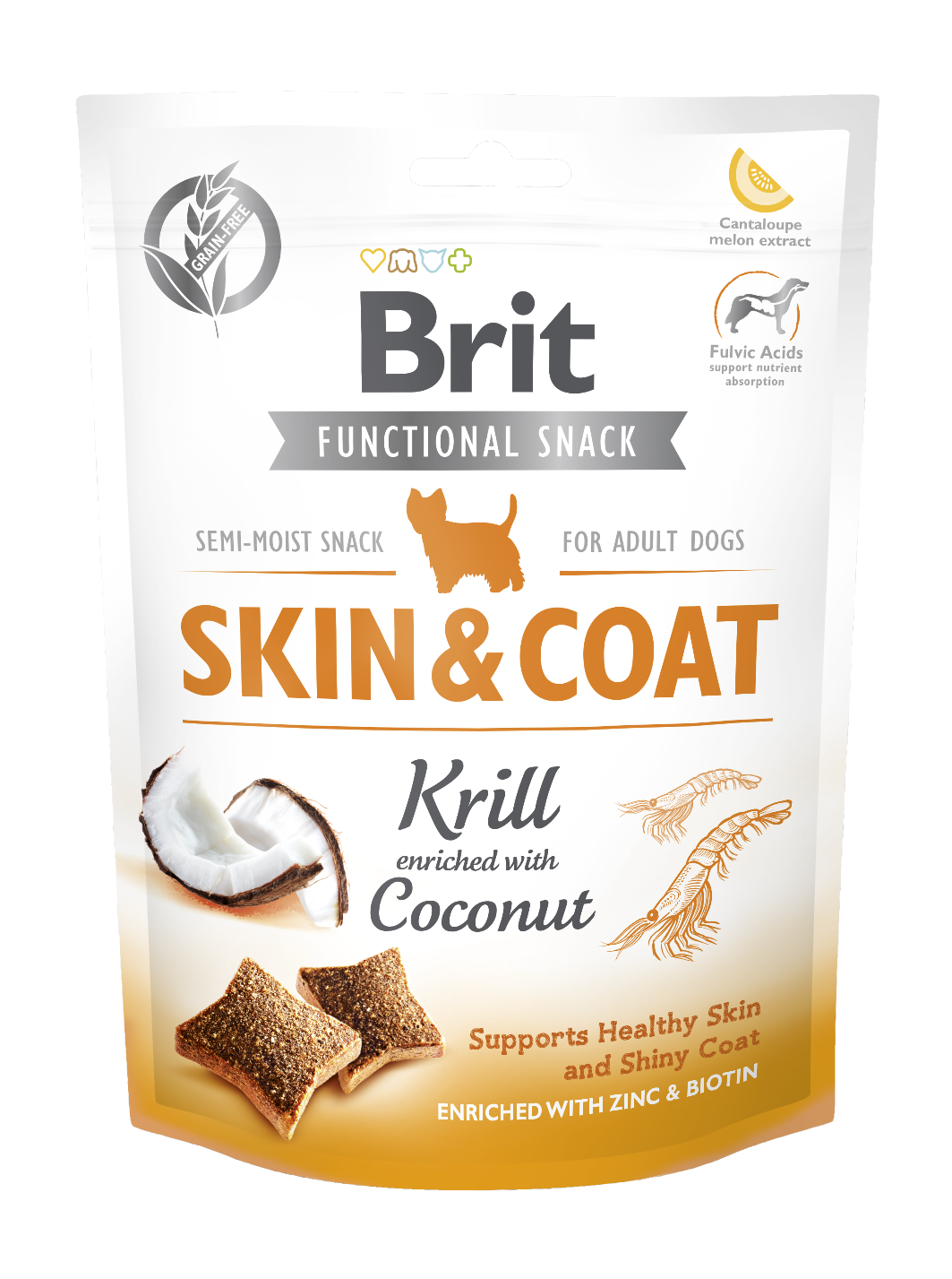 Brit Care Dog Snack Skin & Coat Krill 150 g