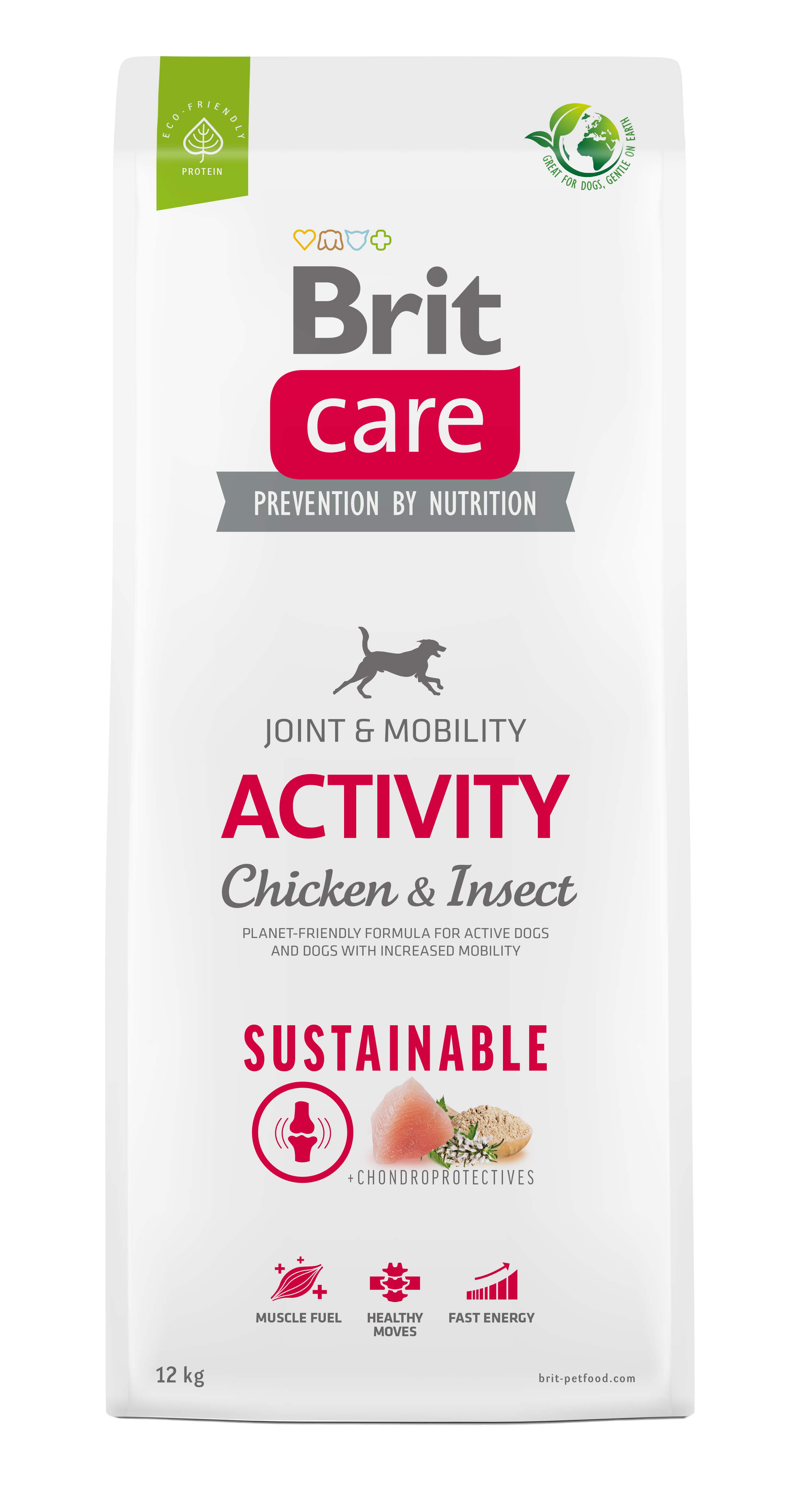 Brit Care Dog Sustainable Activity – Chicken and Insect 12 kg