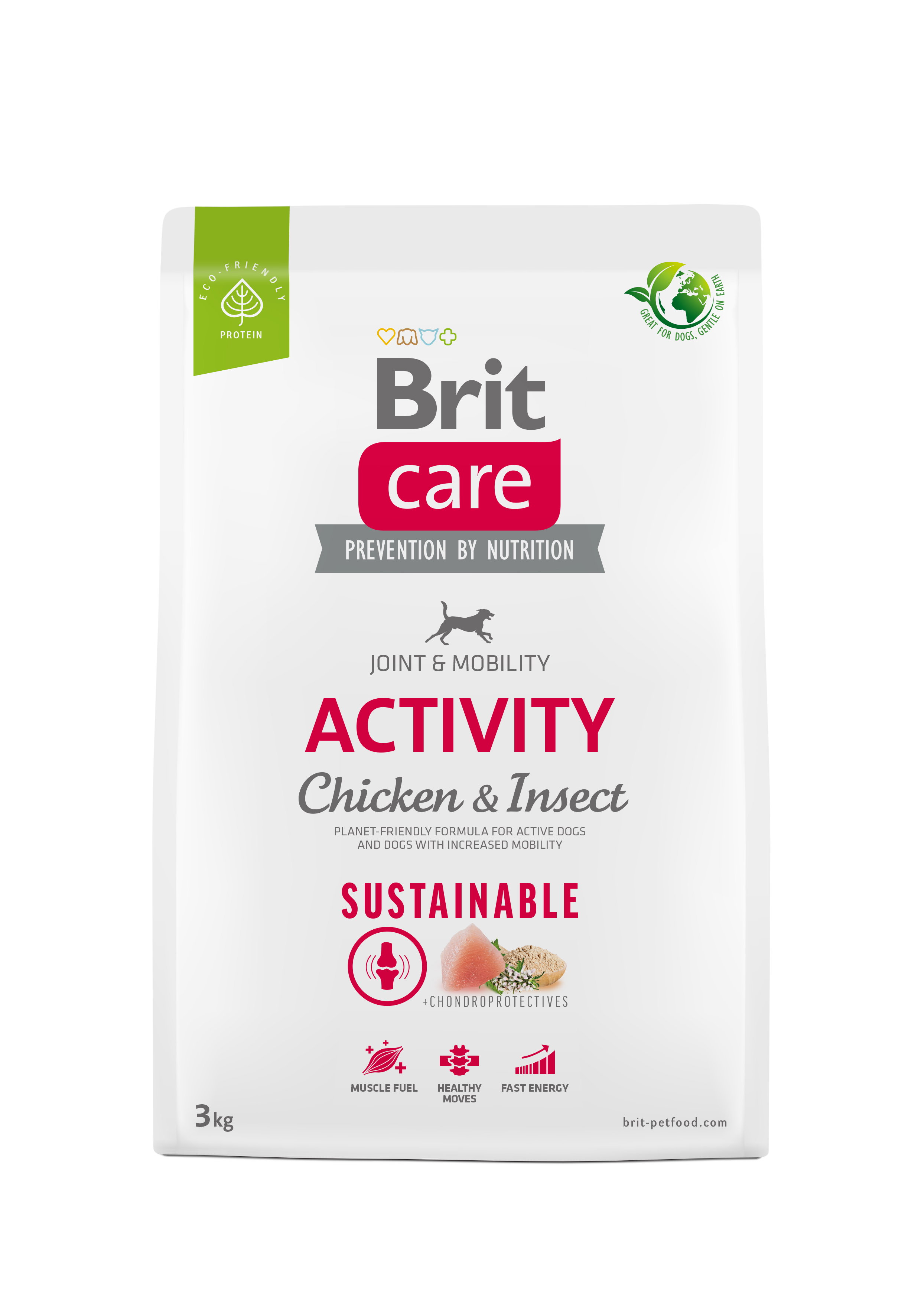 Brit Care Dog Sustainable Activity – Chicken and Insect 3 kg