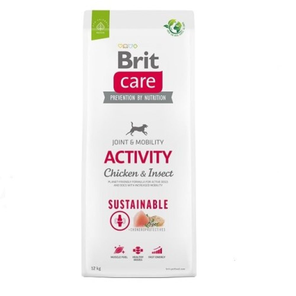 Brit Care Dog Sustainable Activity Chicken & Insect 12 kg | Granule pro psy | P56980