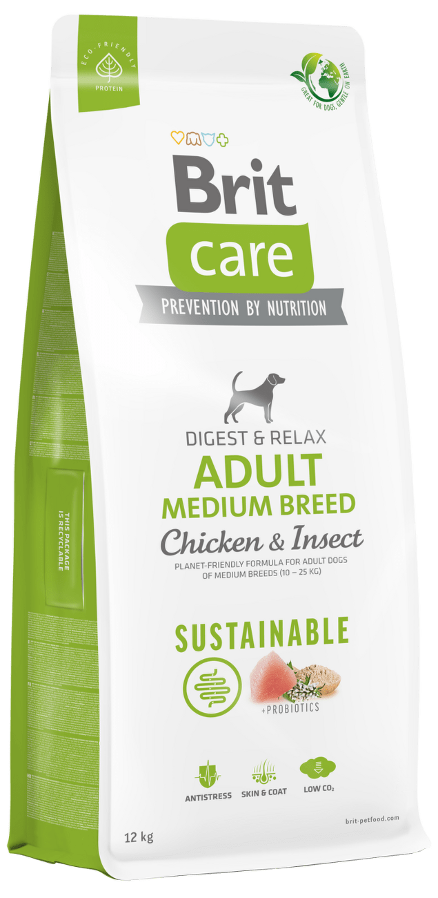 Brit Care Dog Sustainable Adult Medium Breed 12kg