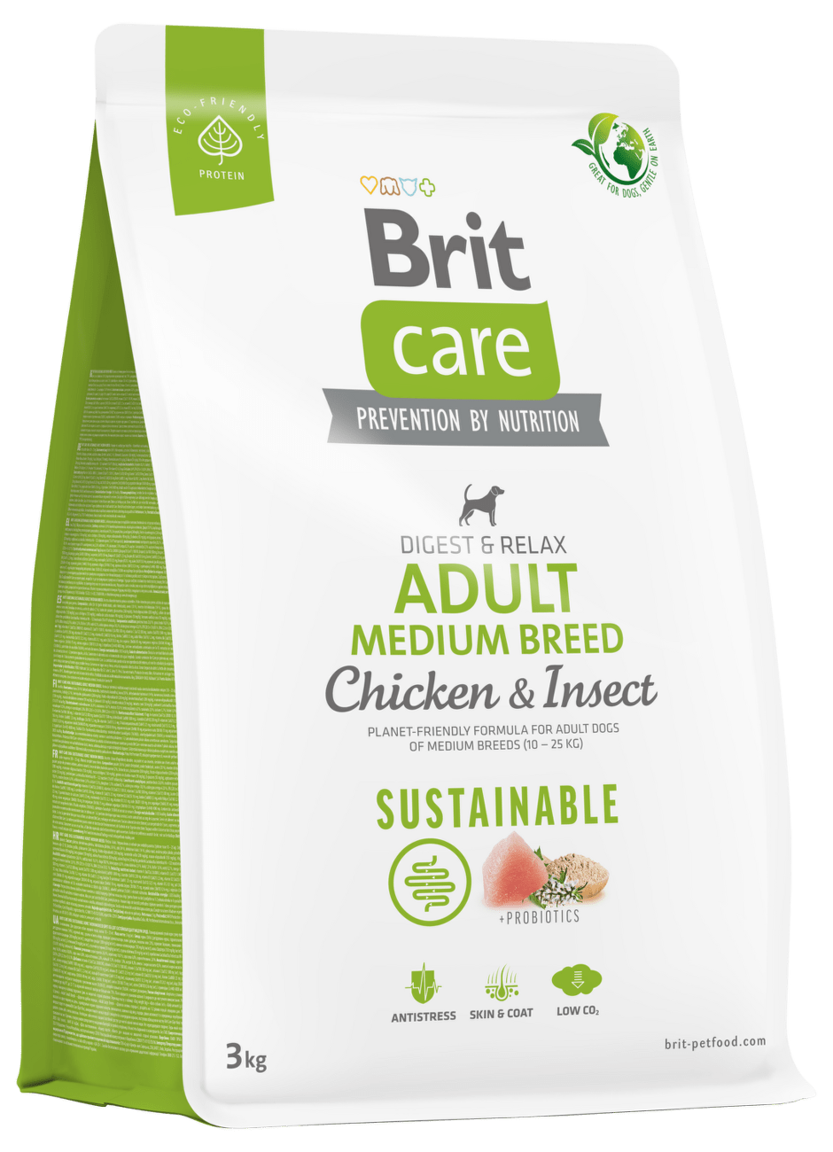 Brit Care Dog Sustainable Adult Medium Breed 3kg