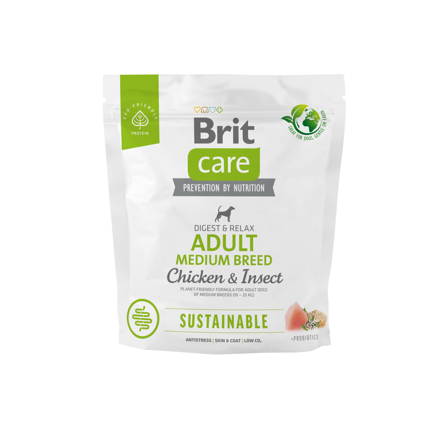 Brit Care Dog Sustainable Adult Medium Breed – Chicken and Insect 1 kg