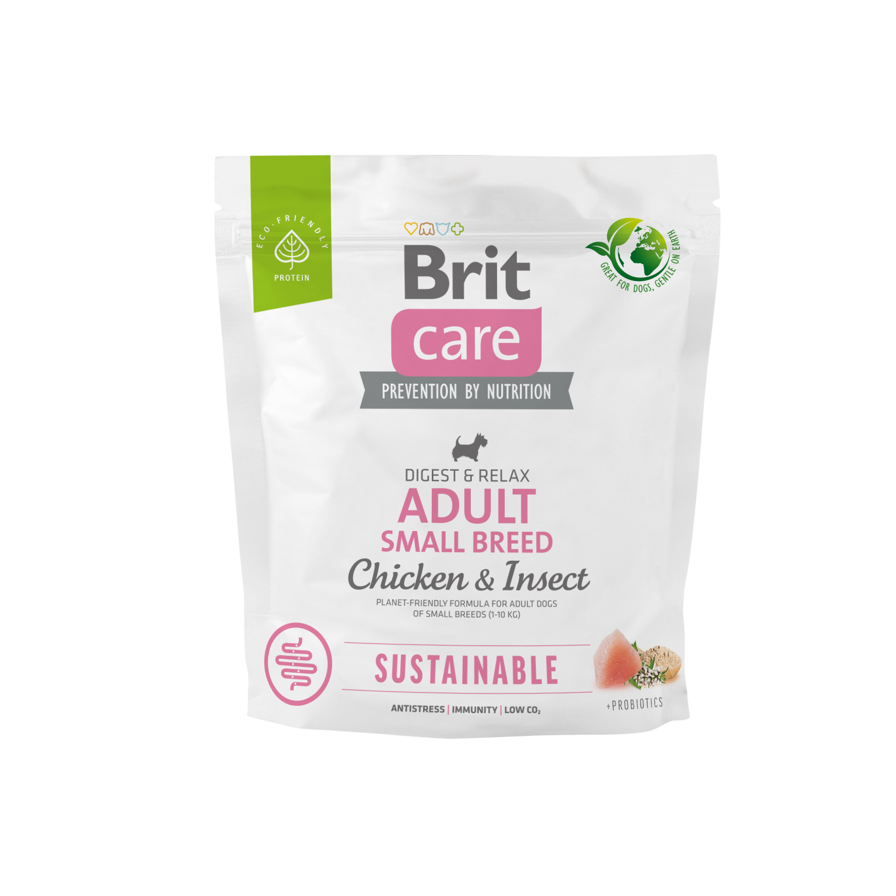 Brit Care Dog Sustainable Adult Small Breed – Chicken and Insect 1 kg