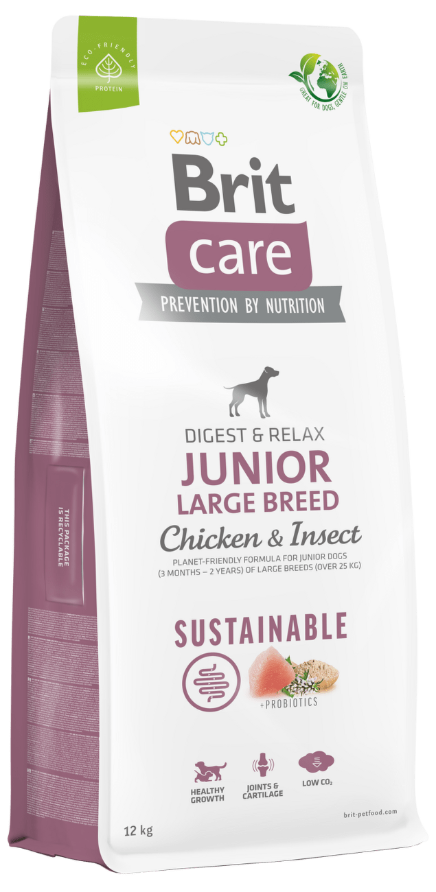Brit Care Dog Sustainable Junior Large Breed 12kg