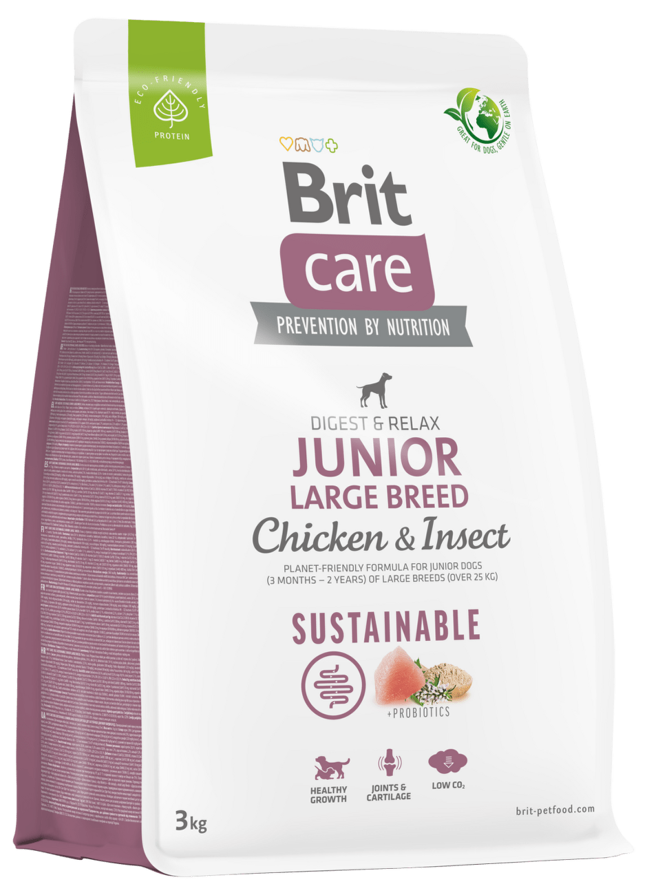 Brit Care Dog Sustainable Junior Large Breed 3kg