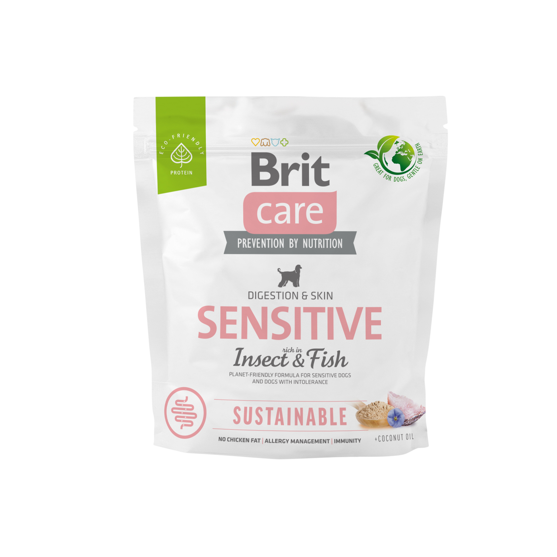 Brit Care Dog Sustainable Sensitive – Fish and Insect 1 kg