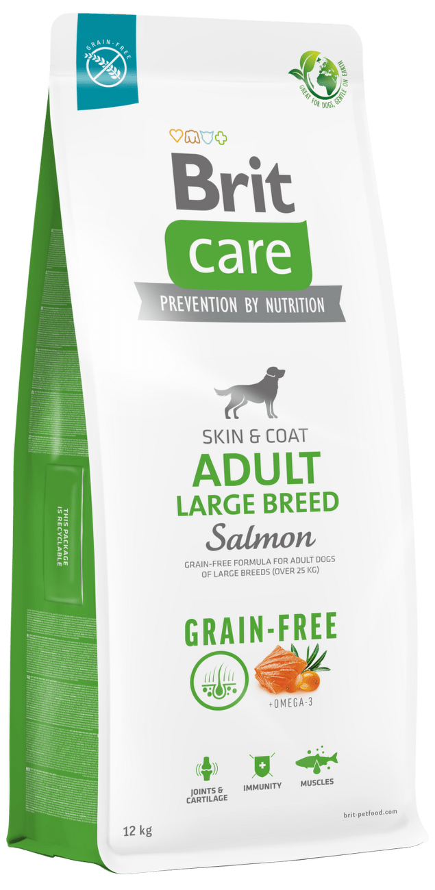 Brit Care Grain-free Adult Large Breed Salmon 12 kg