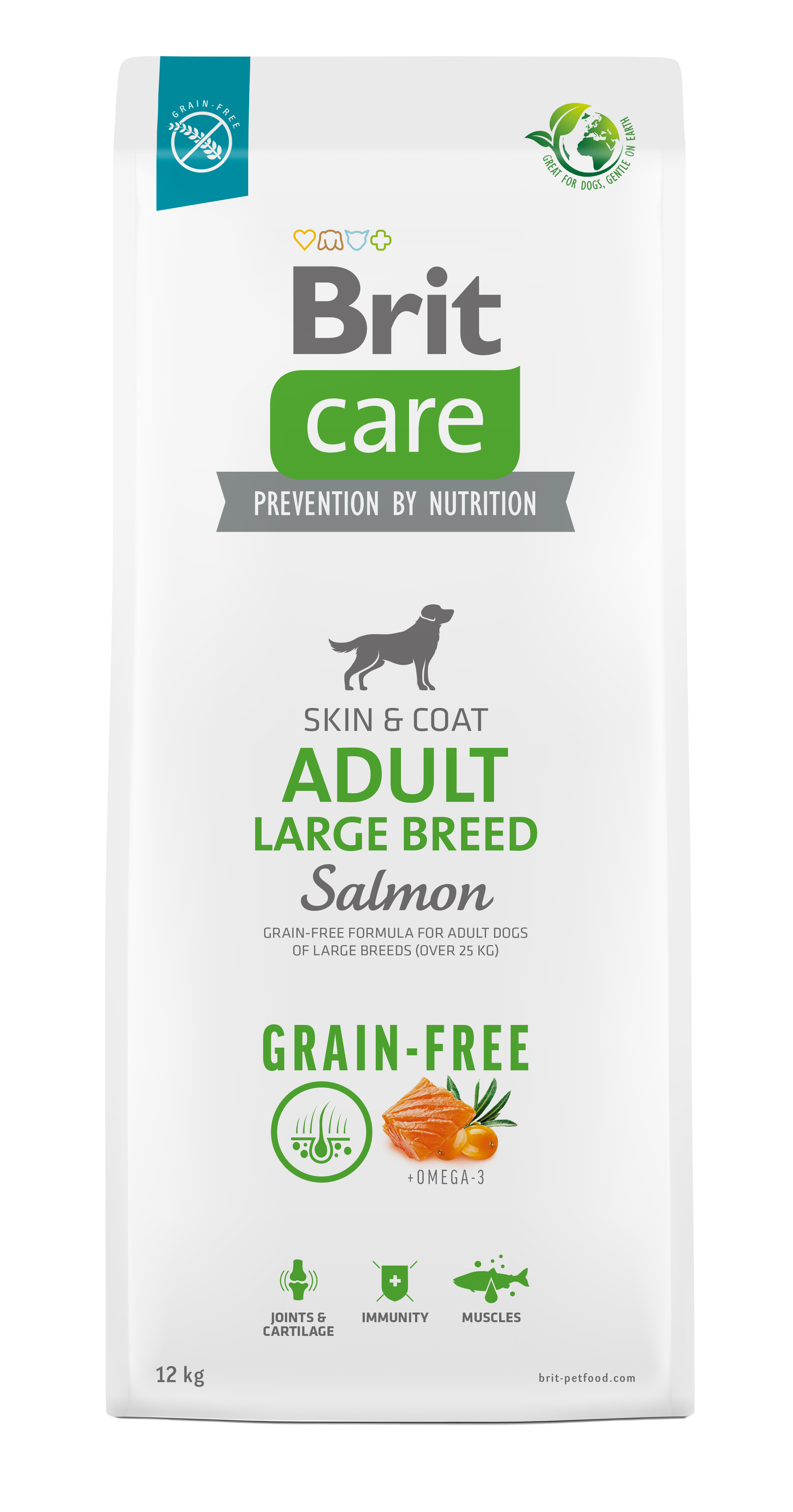 Brit Care Grain-free Adult Large Breed Salmon & Potato 12 kg