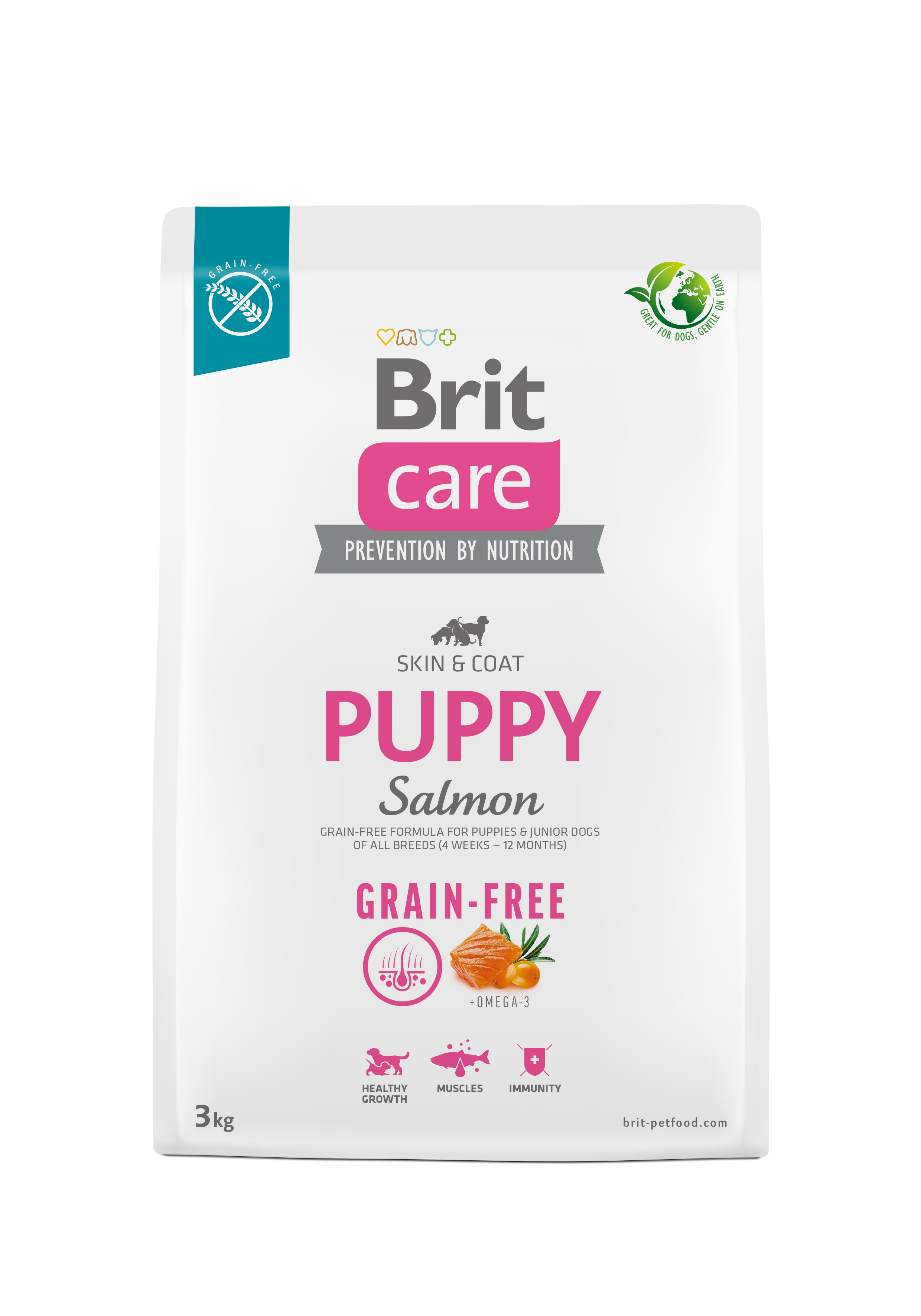 Brit Care Grain-free Puppy Salmon & Potato 3 kg