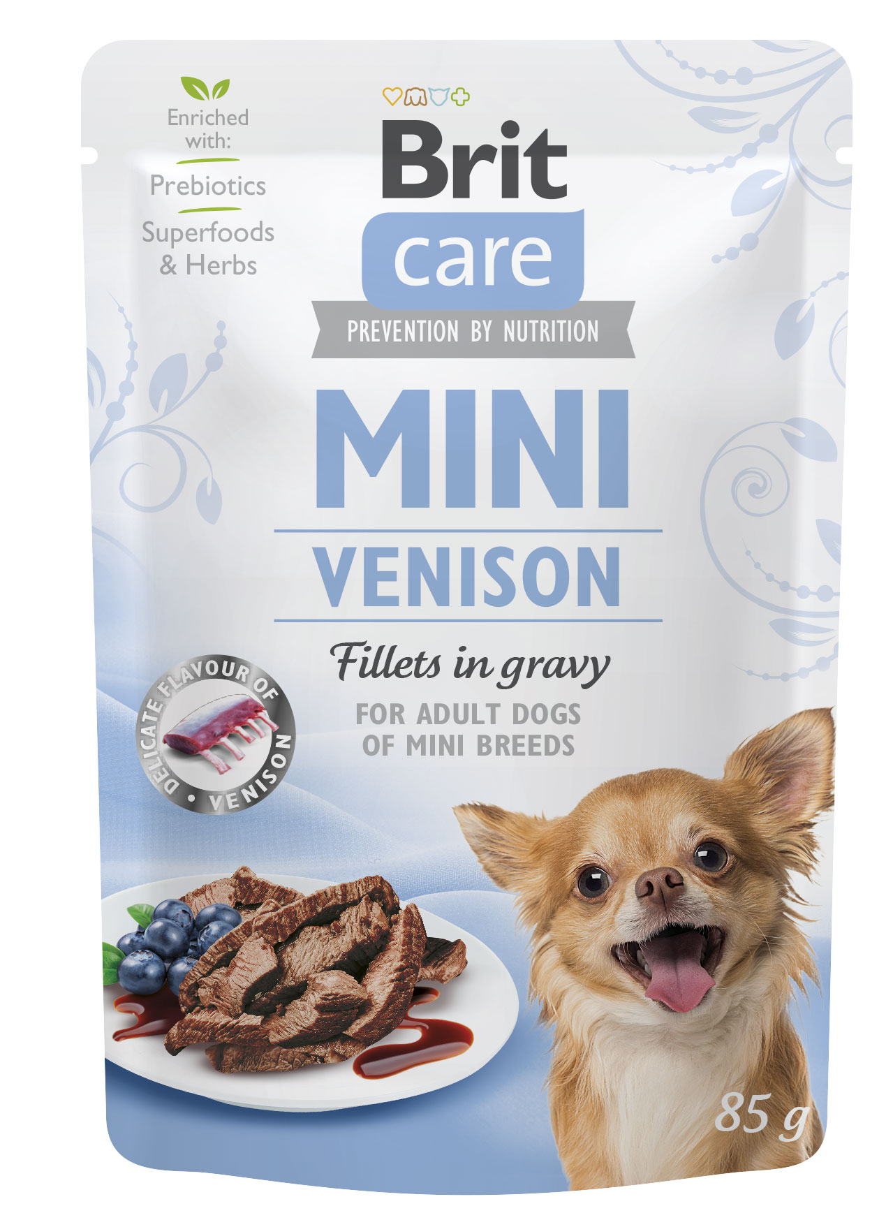 Brit Care Kap.Brit Care Mini Venison fillets in gravy 85 g