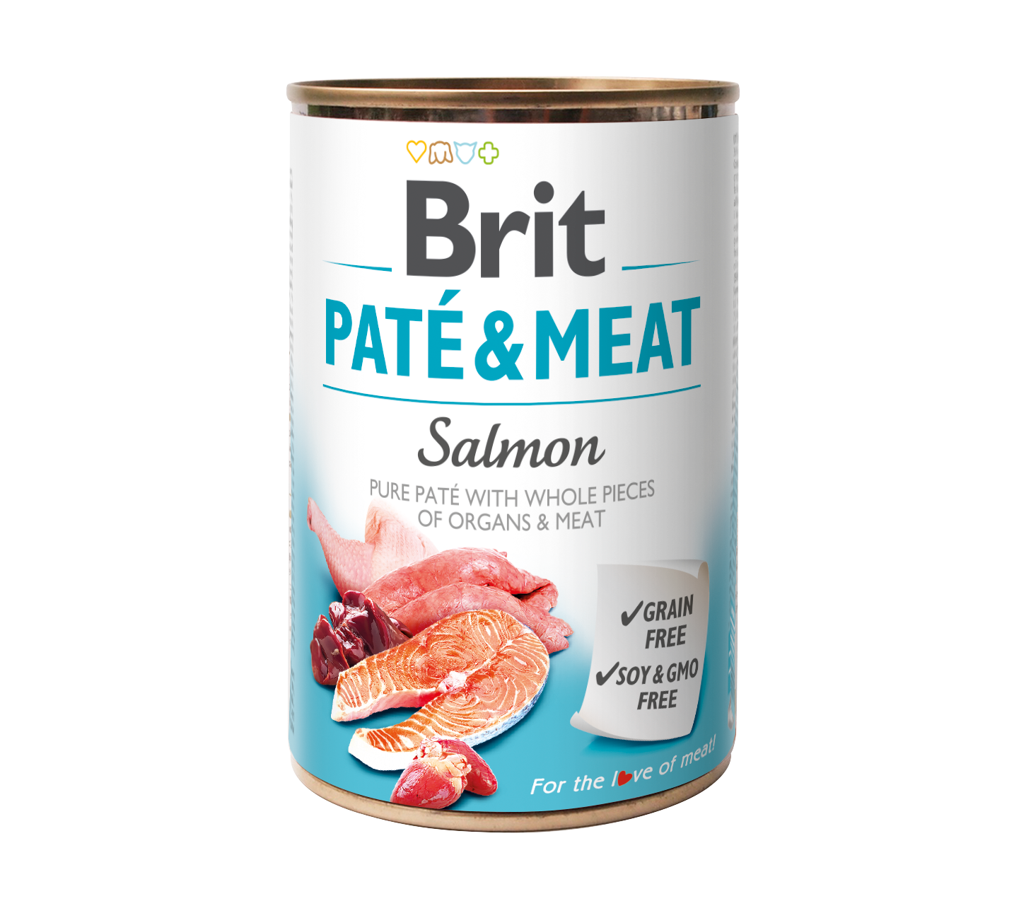 Brit Care Konzerva Brit Pate & Meat Salmon 400 g