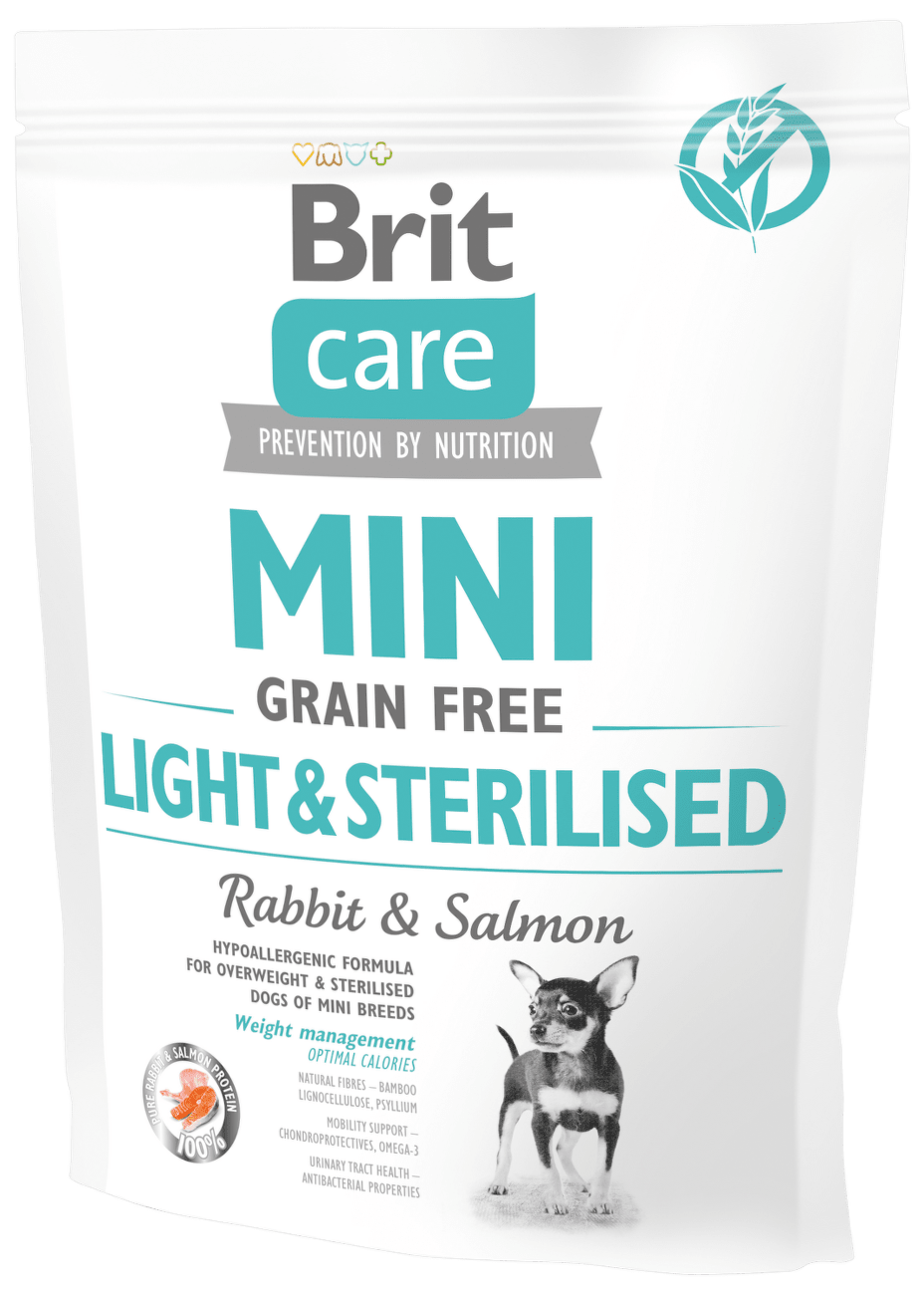 Brit Care Mini Grain Free Light & Sterilised 400g