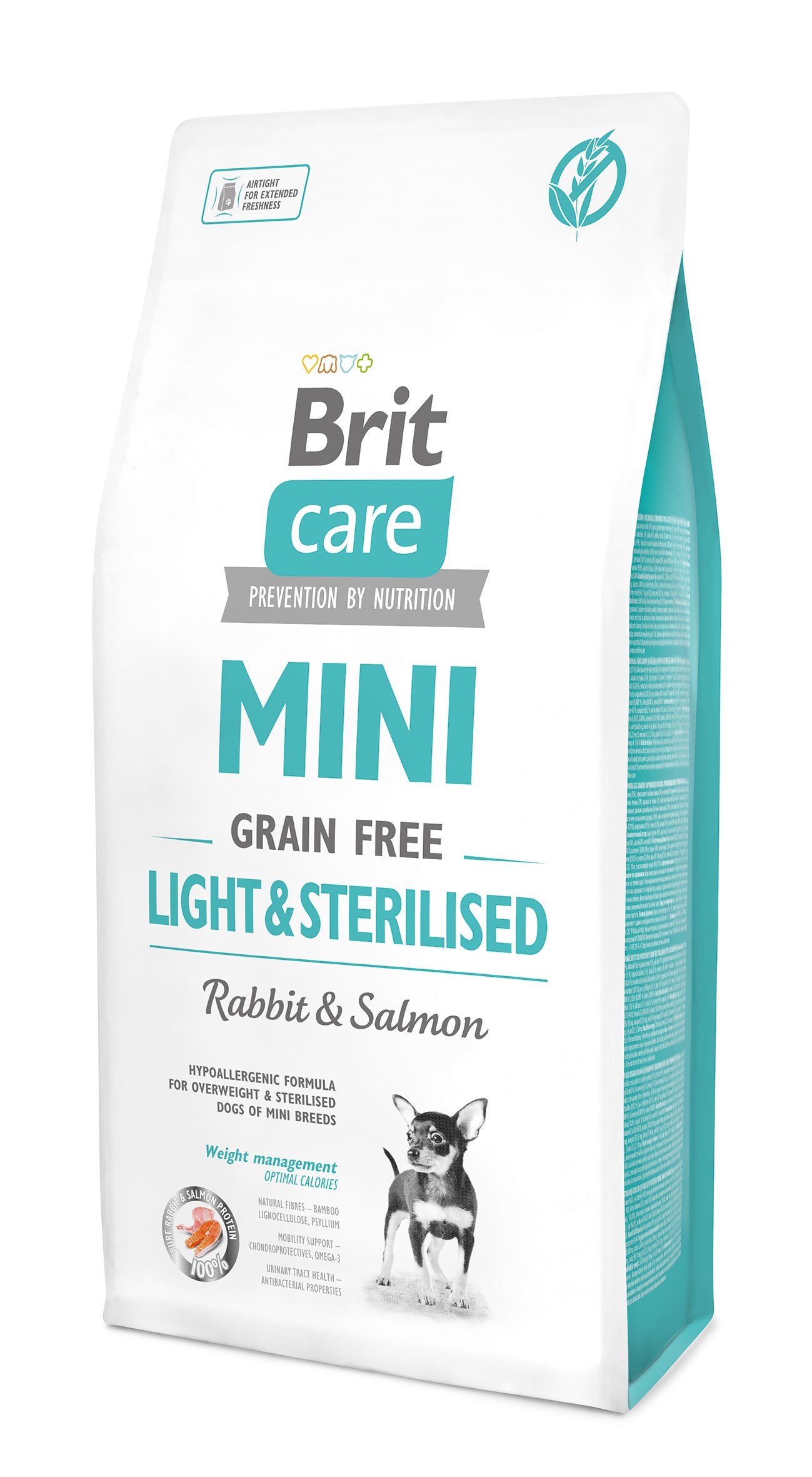 Brit Care Mini Grain Free Light & Sterilised 7 kg