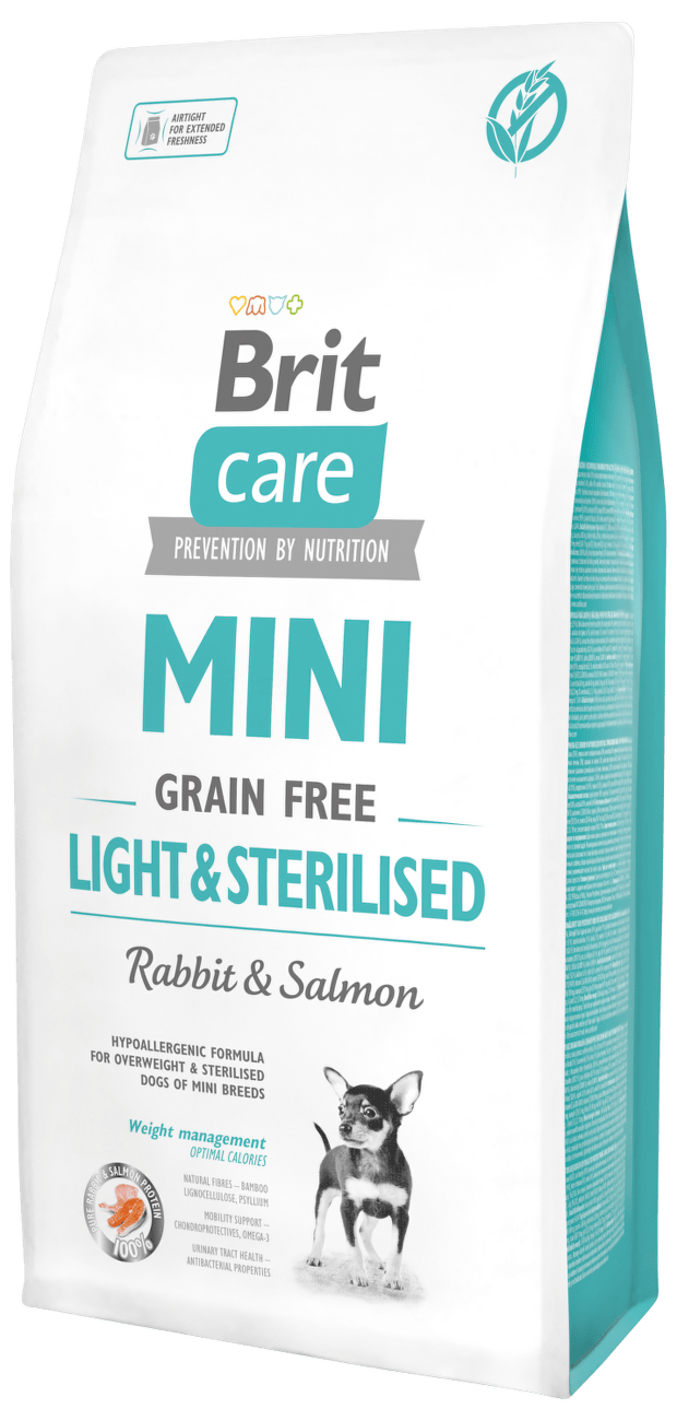 Brit Care Mini Grain Free Light & Sterilised 7kg