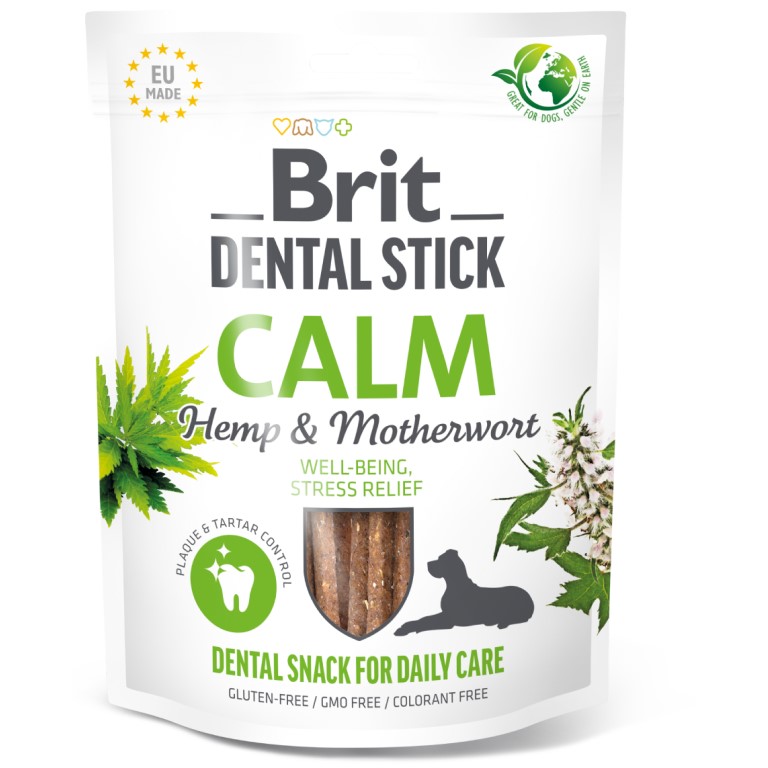 Brit Dog Dental Stick Calm with Hemp & Motherwort 251 g