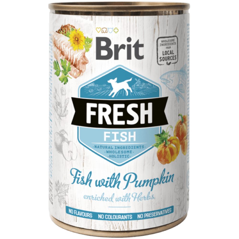 Brit Fresh Dog konzerva Fish with Pumpkin 400 g | Konzerva pro psy | P57998