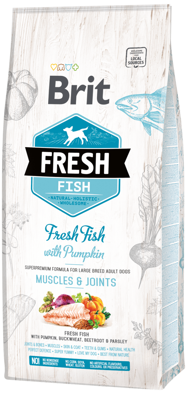 Brit Fresh Fish with Pumpkin Adult Large 12kg