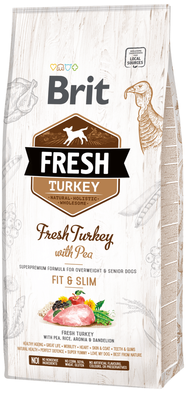Brit Fresh Turkey with Pea Light Fit & Slim 12kg