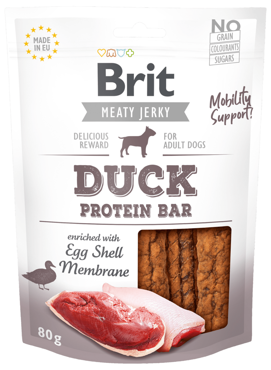 Brit Jerky Duck Protein Bar 80g