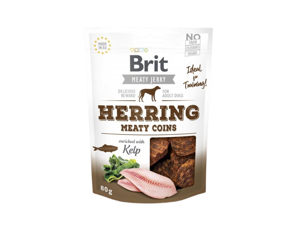 Brit Jerky Herring Meaty Coins 80 g