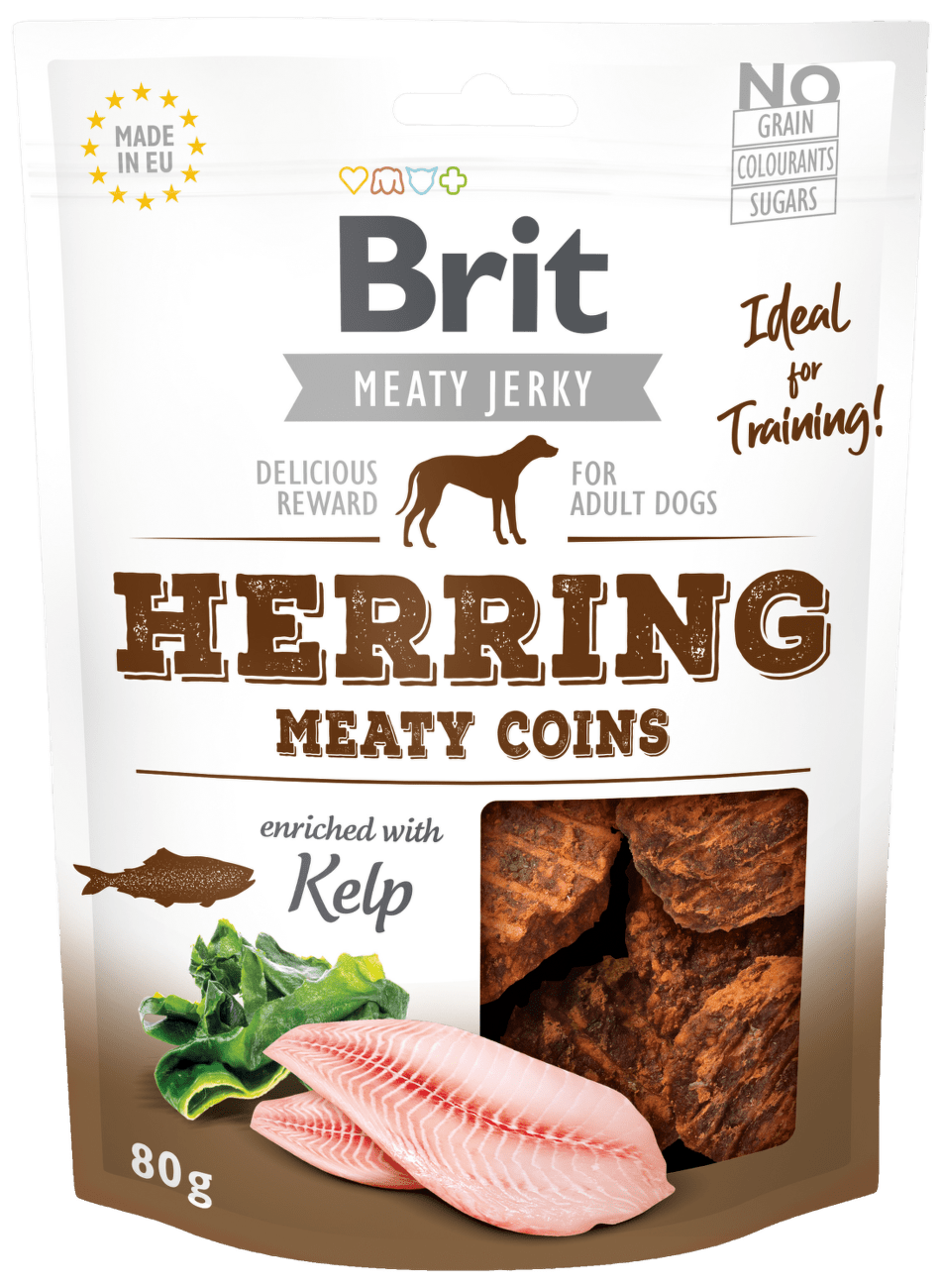 Brit Jerky Herring Meaty Coins 80g