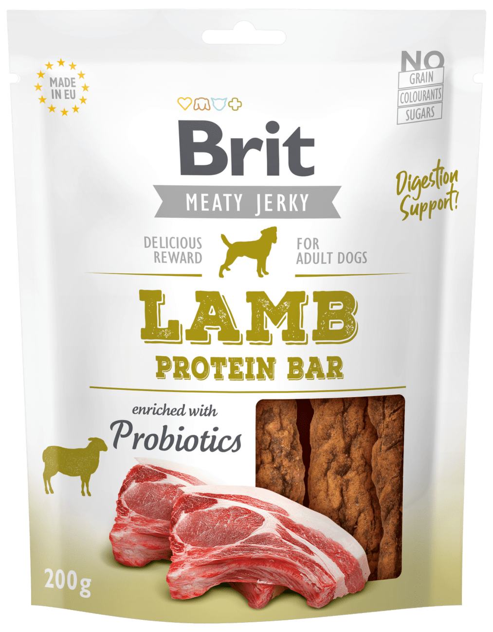 Brit Jerky Lamb Protein Bar 200g