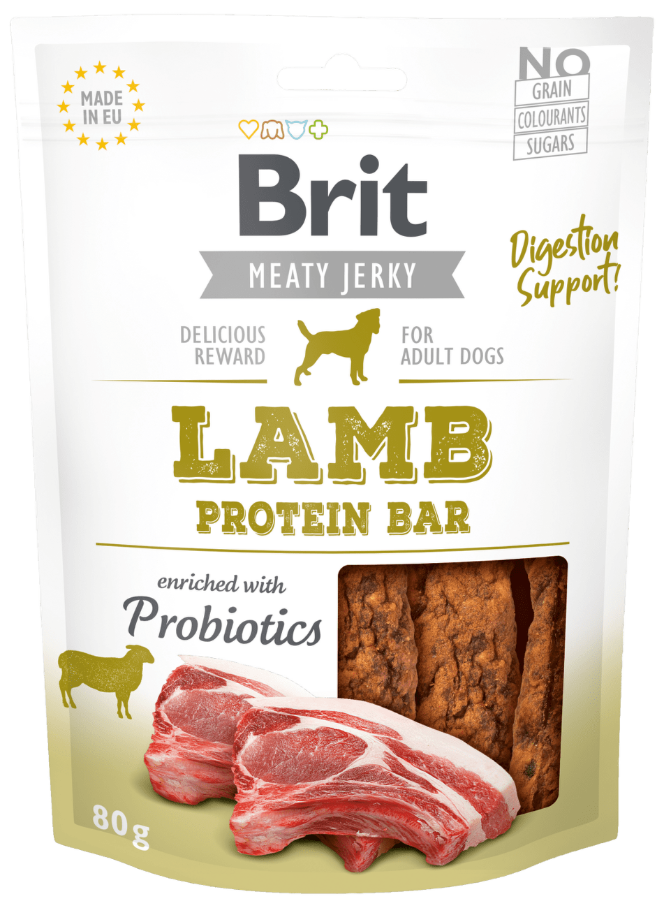 Brit Jerky Lamb Protein Bar 80g