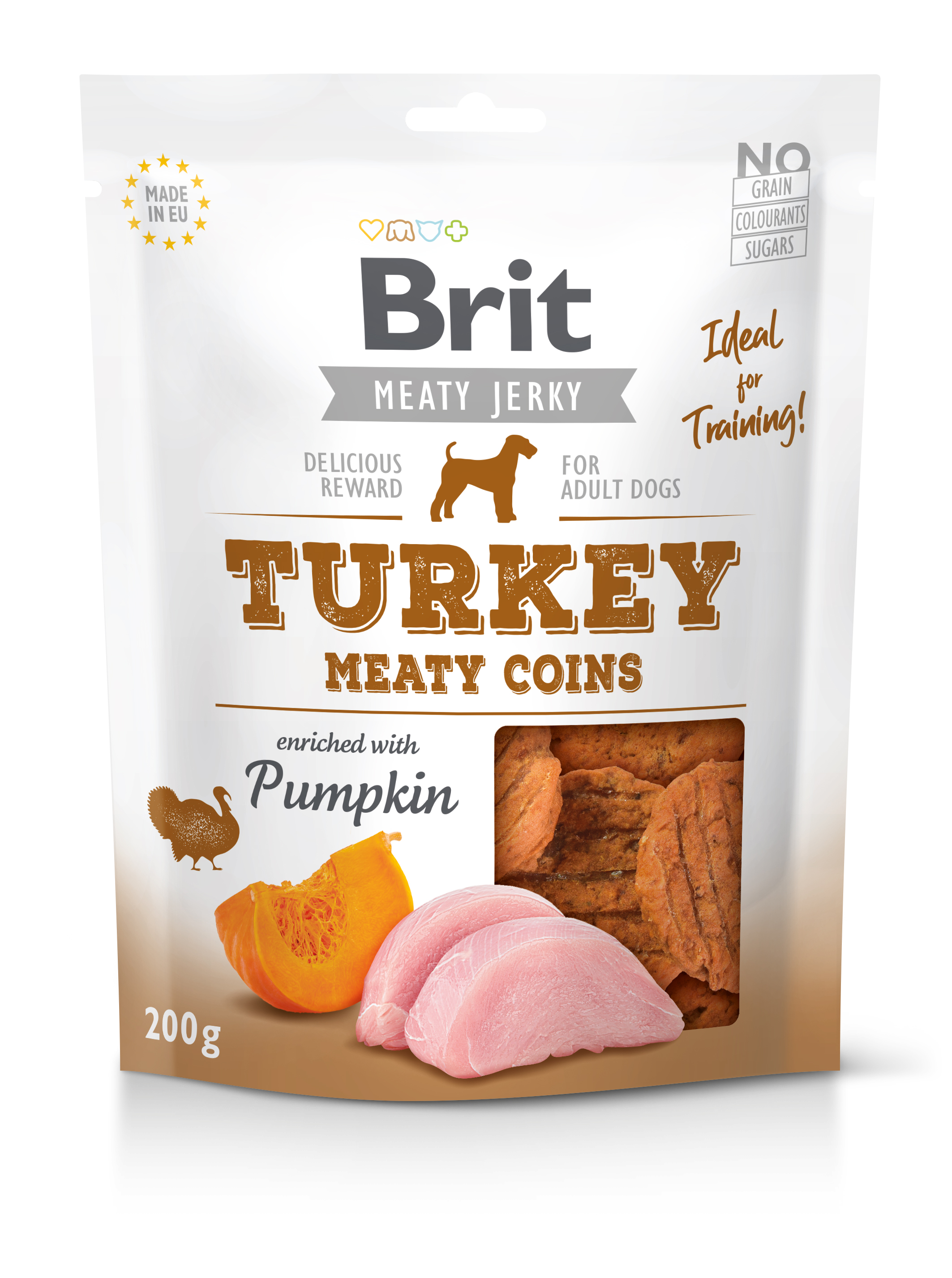 Brit Jerky Turkey Meaty Coins 200 g