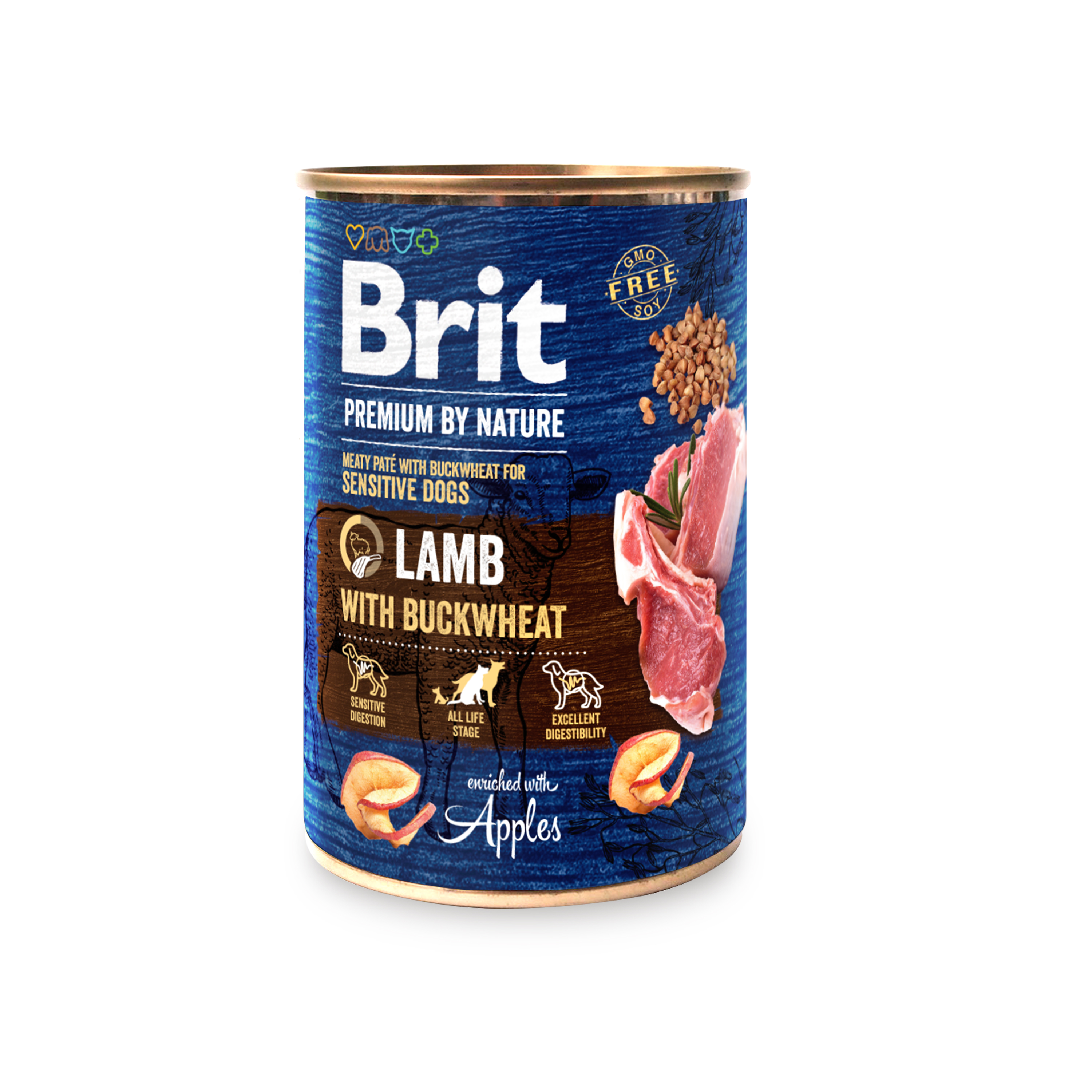 Brit Konz.Brit Premium by Nature Lamb with Buckwheat 400 g