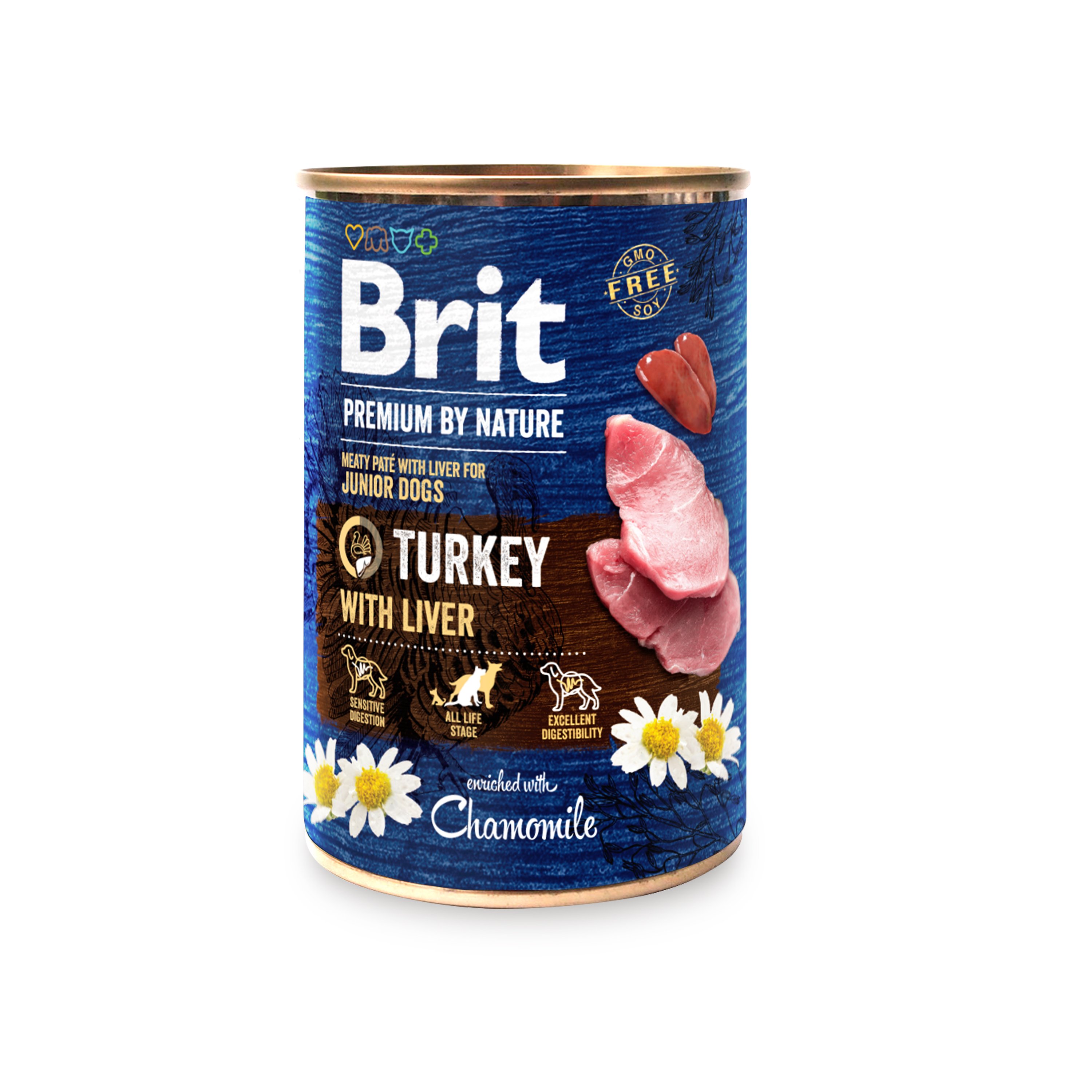 Brit Konz.Brit Premium by Nature Turkey with Liver 400 g