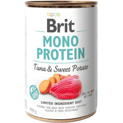 Brit konzerva Mono Protein Tuna & Sweet Potato 400 g | Konzerva pro psy