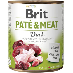 Brit konzerva Paté & Meat Duck 800 g | Konzerva pro psy
