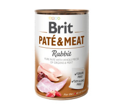 Brit konzerva Paté & Meat Rabbit 400 g | Konzervy pro psy