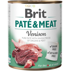 Brit konzerva Paté & Meat Venison 800 g | Konzerva pro psy