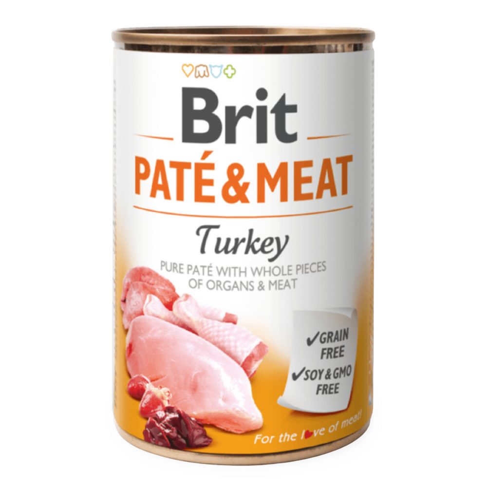 Brit konzerva Paté & Meat Turkey 400 g | P57988