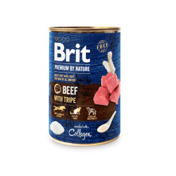 Brit konzerva Premium by Nature Beef & Tripes 400 g | Konzerva pro psy