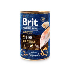 Brit konzerva Premium by Nature Fish & Fish Skin 400 g | Konzerva pro psy