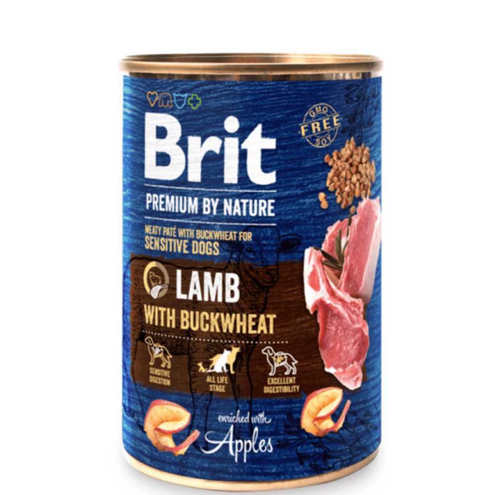 Brit konzerva Premium by Nature Lamb & Buckwheat 400 g