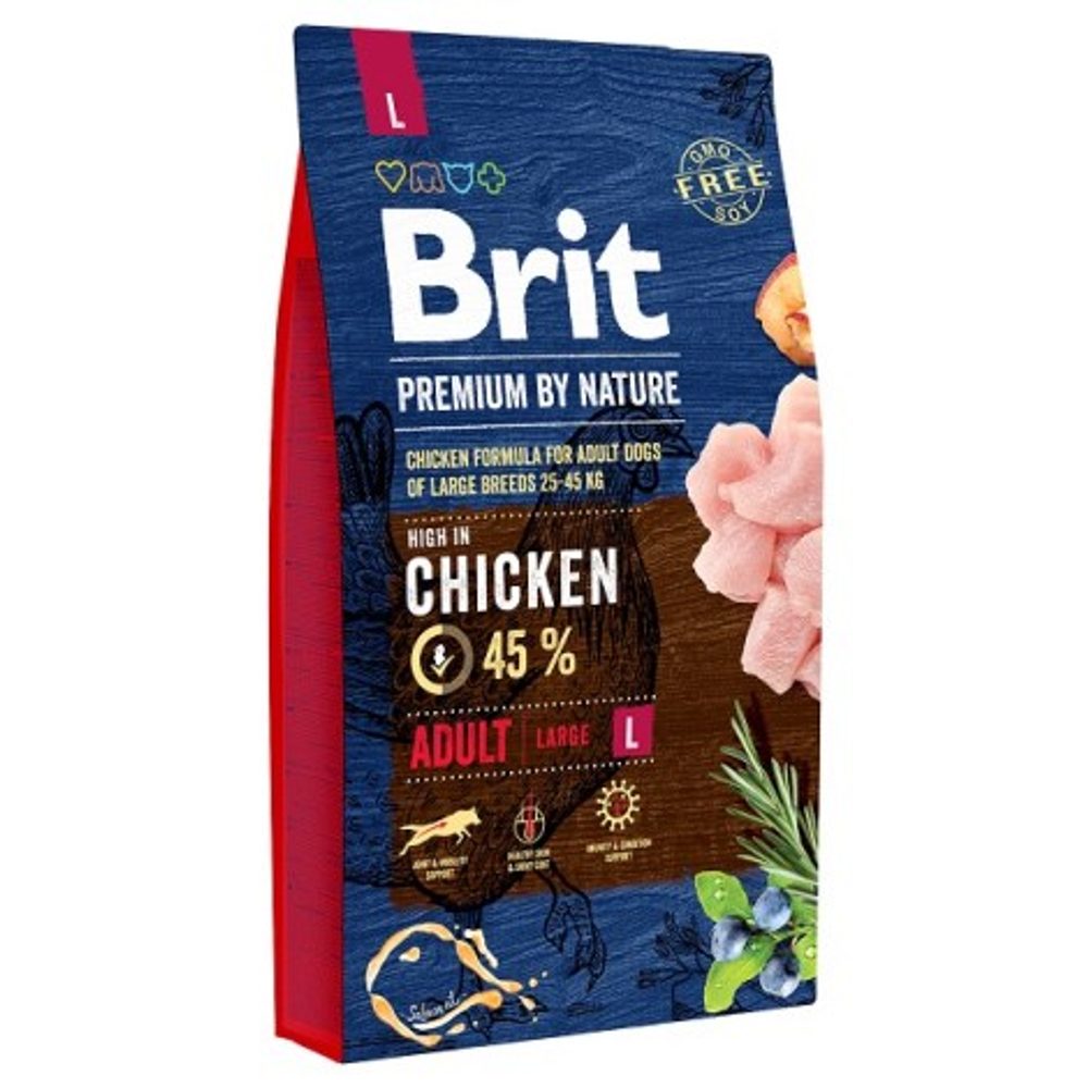 Brit Premium by Nature Adult L 8 kg | Granule pro psy | P57011