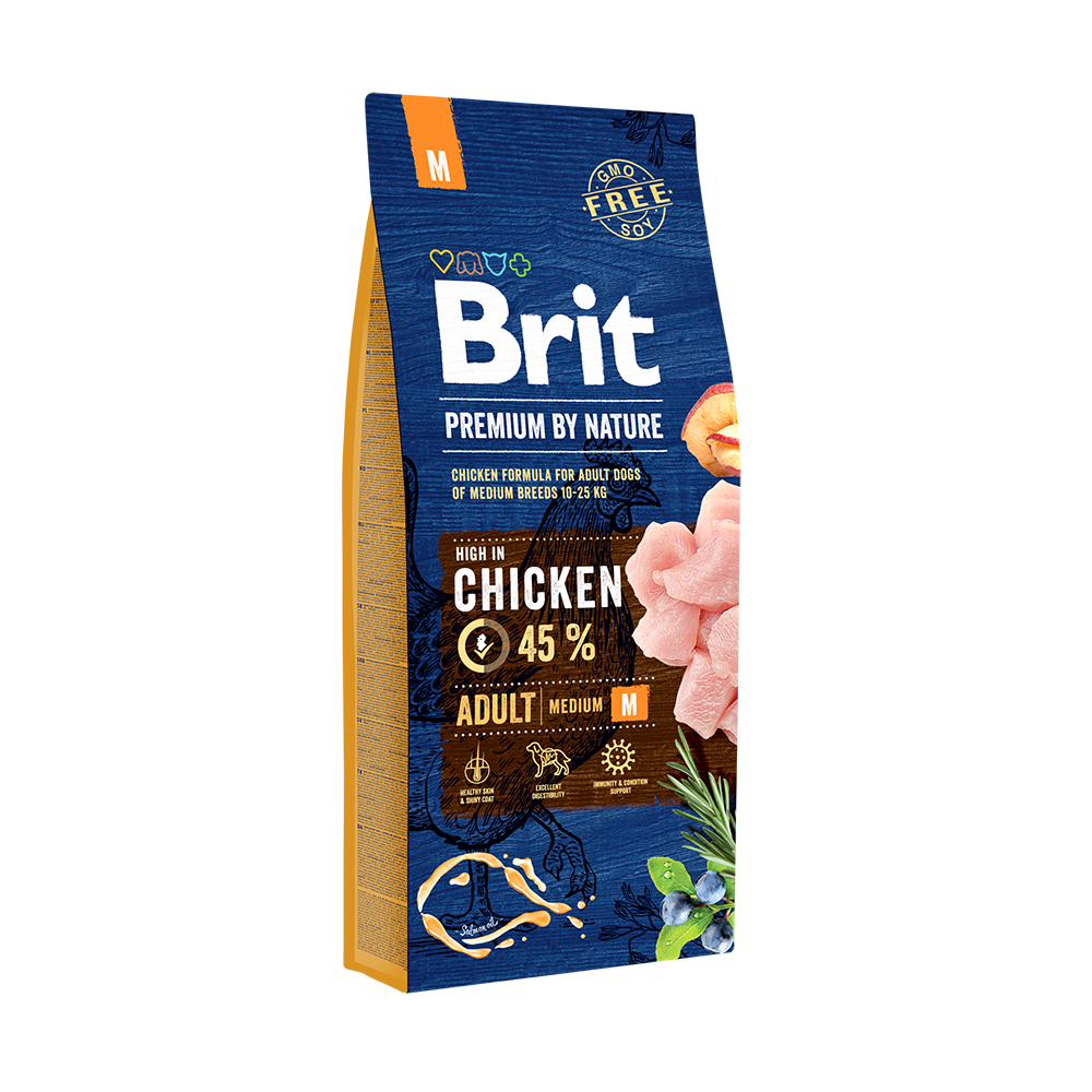 Brit Premium by Nature Adult M 15 kg