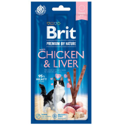 Brit Premium by Nature Cat Chicken & Liver 3 sticks 15 g