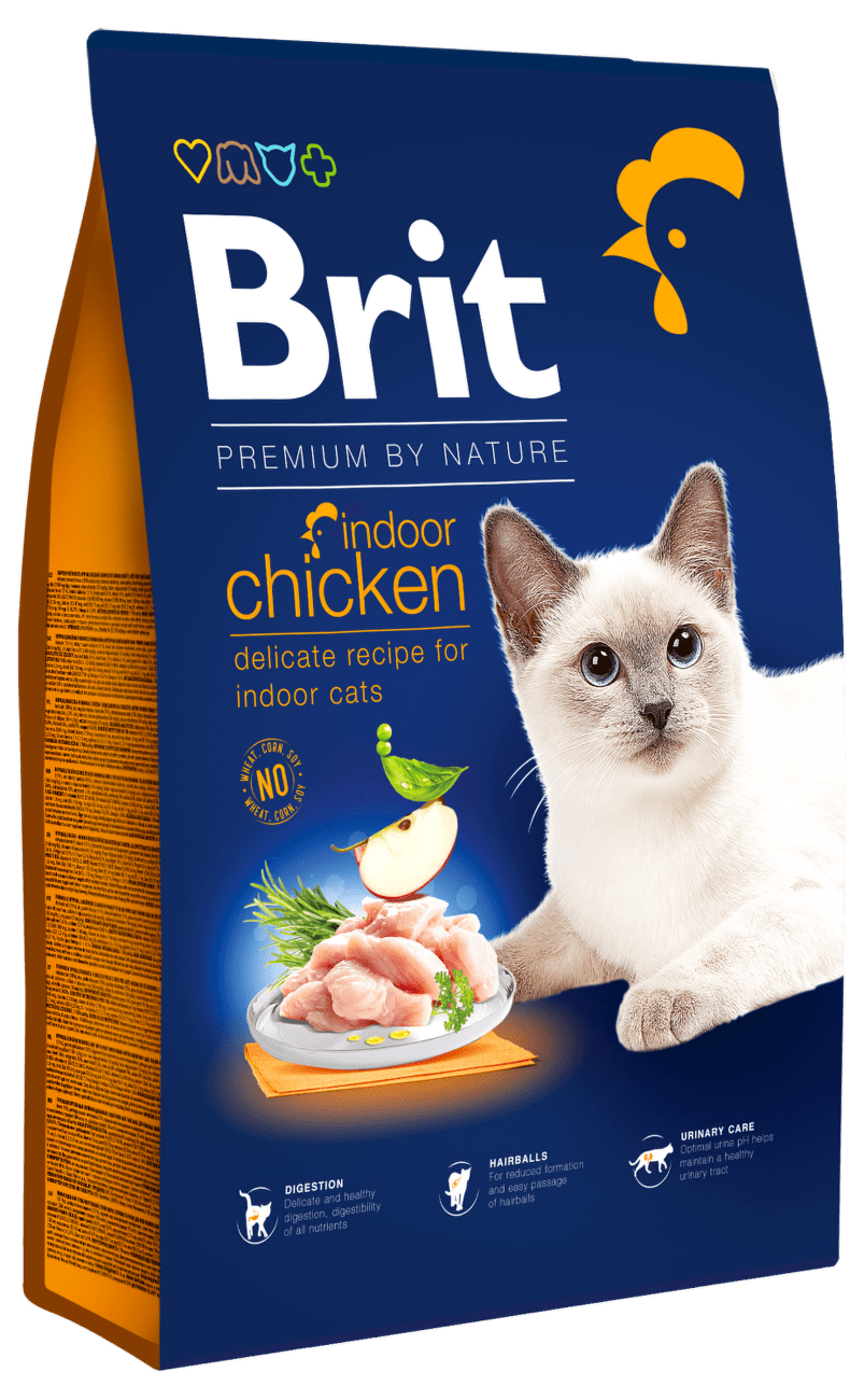 Brit Premium by Nature Cat Indoor Chicken 8kg