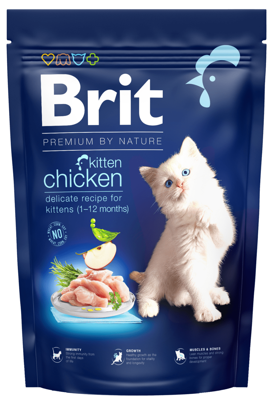 Brit Premium by Nature Cat Kitten Chicken 1,5kg