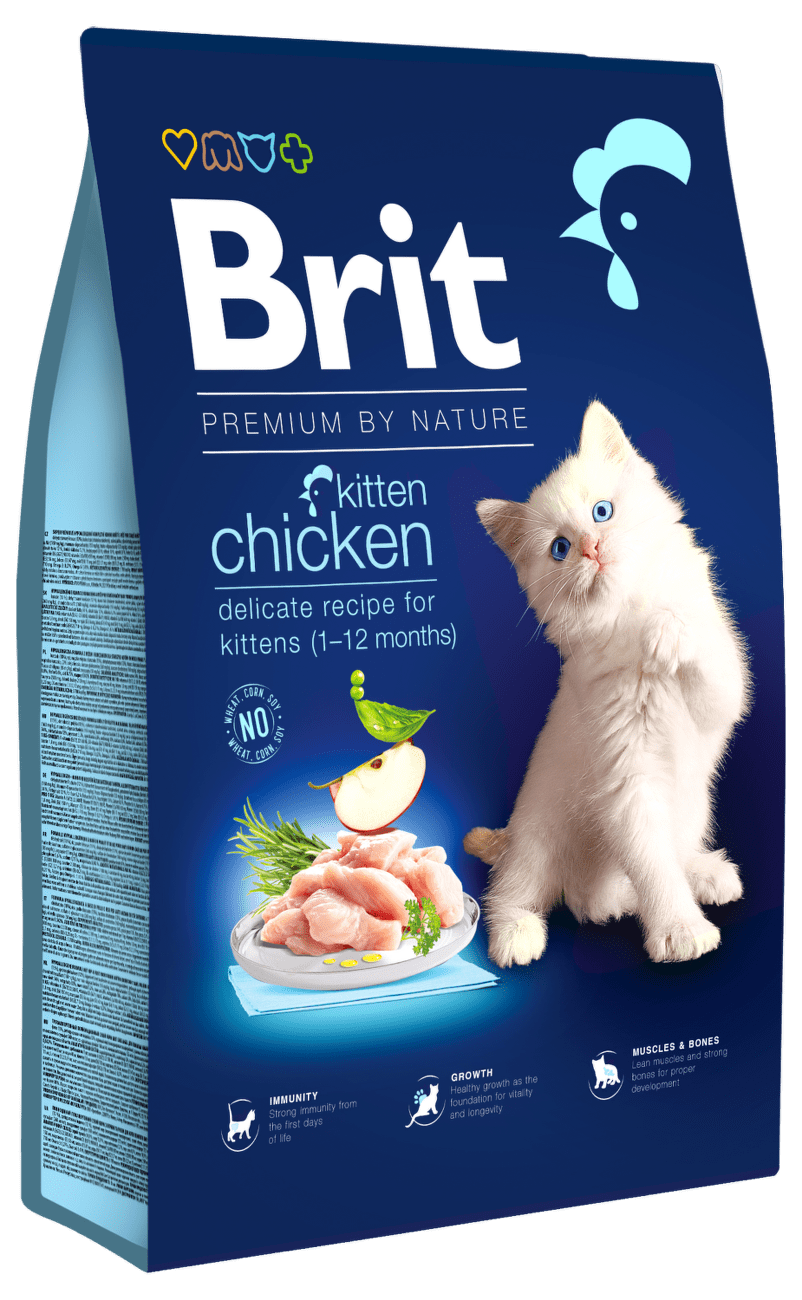 Brit Premium by Nature Cat Kitten Chicken 8kg